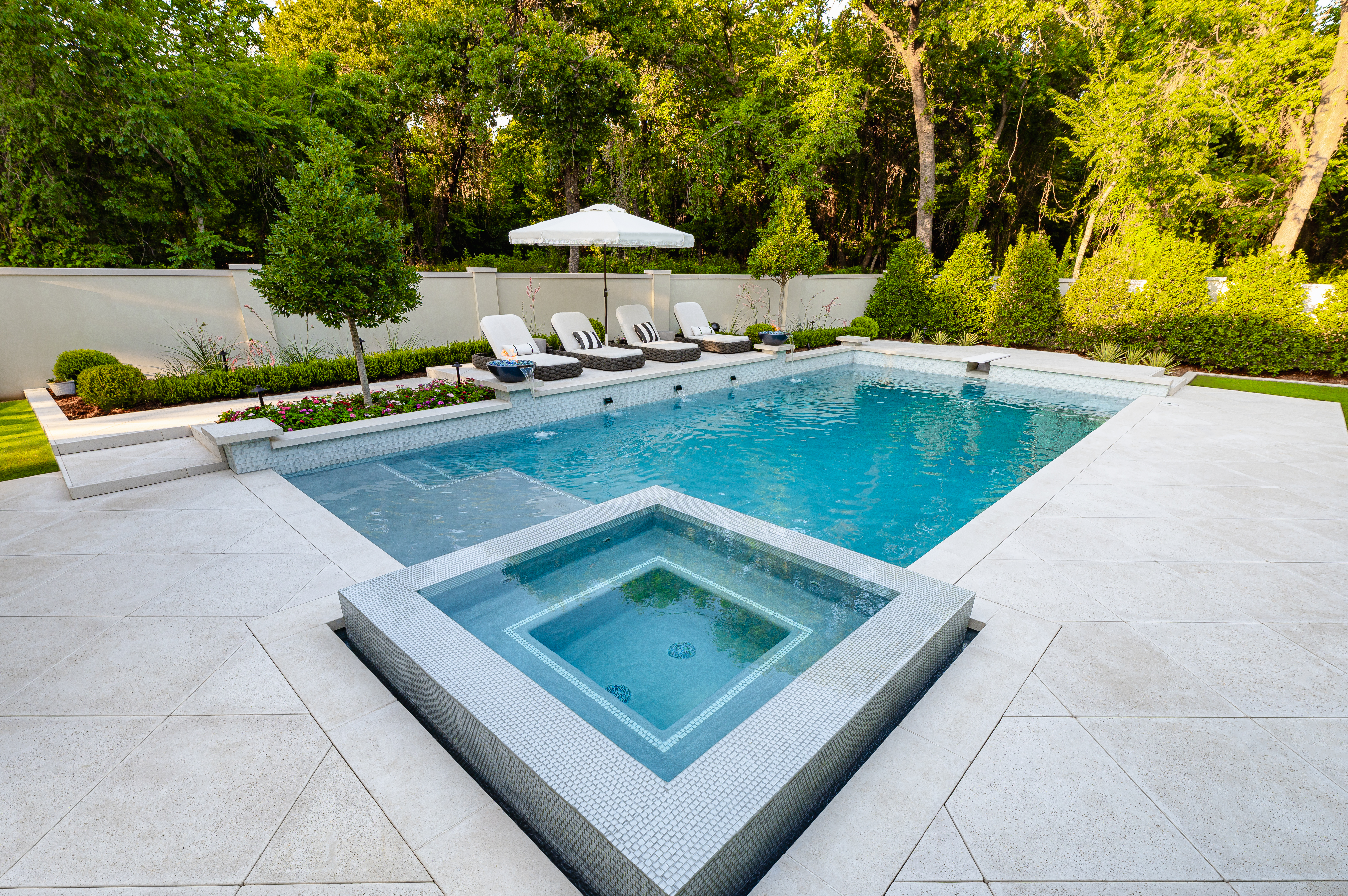 Custom entry-way designs.