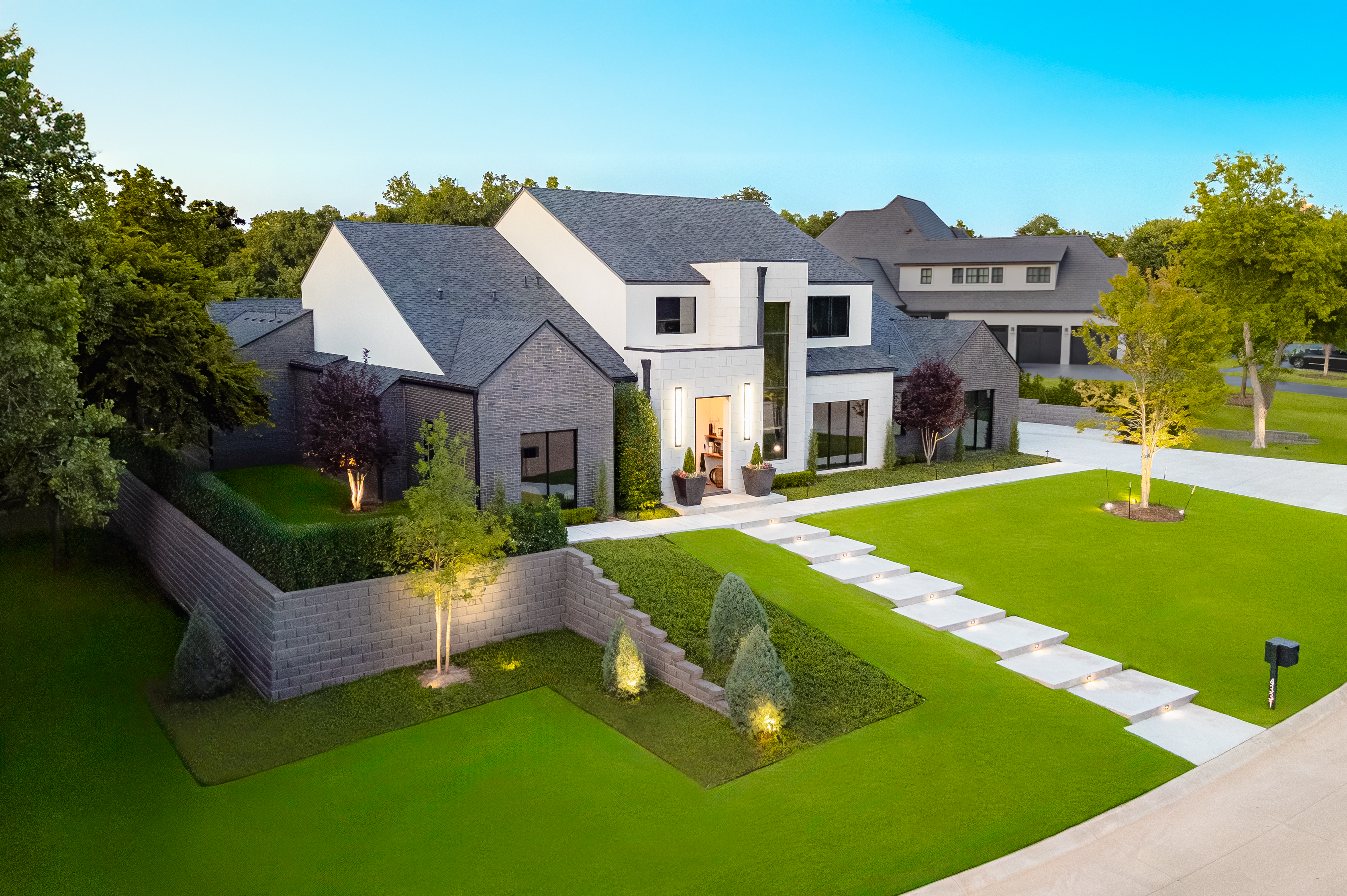 Custom entry-way designs.