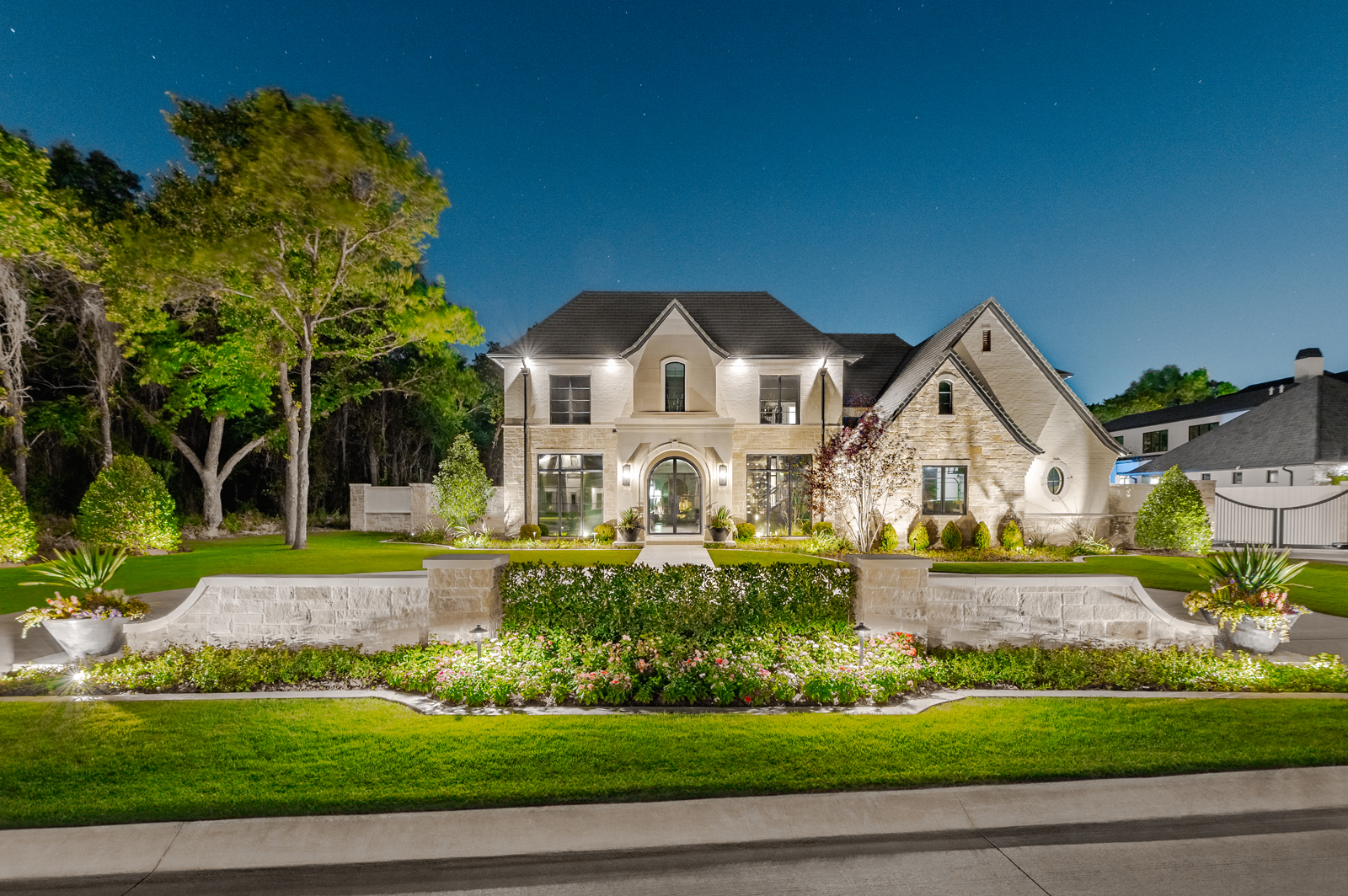 Custom landscape design.